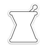 Mortar and Pestle Magnet - 1