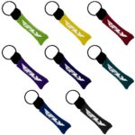 Neoprene Lip Balm Sleeve Pocket with Sewn Split-Ring
