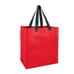 Non Woven Grocery Tote W/Grommets - 1