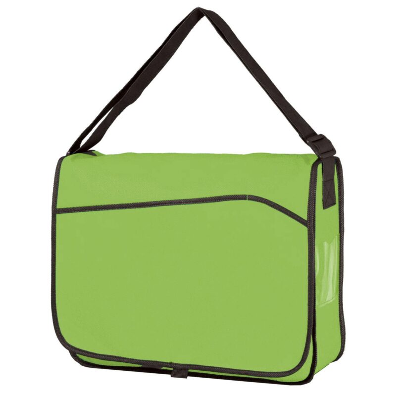 Non Woven Messenger Bag W/Pocket - 1