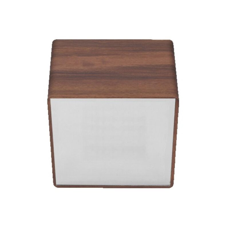 Orbit Wood Grain Mirror Light-Up Speaker - 1