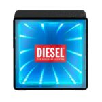 Orbit Wood Grain Mirror Light-Up Speaker - 9