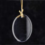 Oval Jade Glass Ornament - 1
