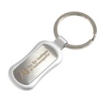 Oval Metal Keytag - 2