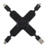"PLAY & CHARGE 2.0" 5-in-1 Cell Phone Charging Cable Spinner - 9