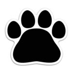 Paw Print Magnet - 1