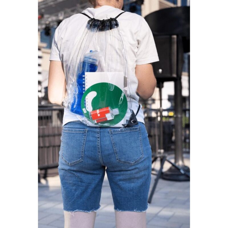 Phoenix Clear Drawstring Backpack - 2