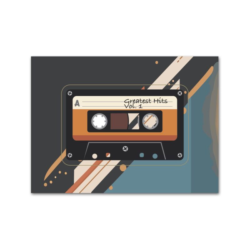 Picture Frame with Cassette Punch Out - 1