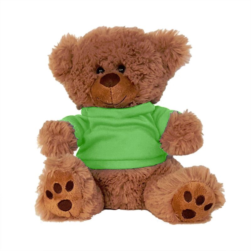 Plush Bear w/ Embroidered Paws and T-Shirt - 7