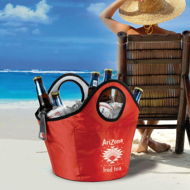 Portable Insulated Ice/Beverage Carrier - 4