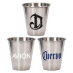 Pound One 2.5 oz Metal Shot Glass