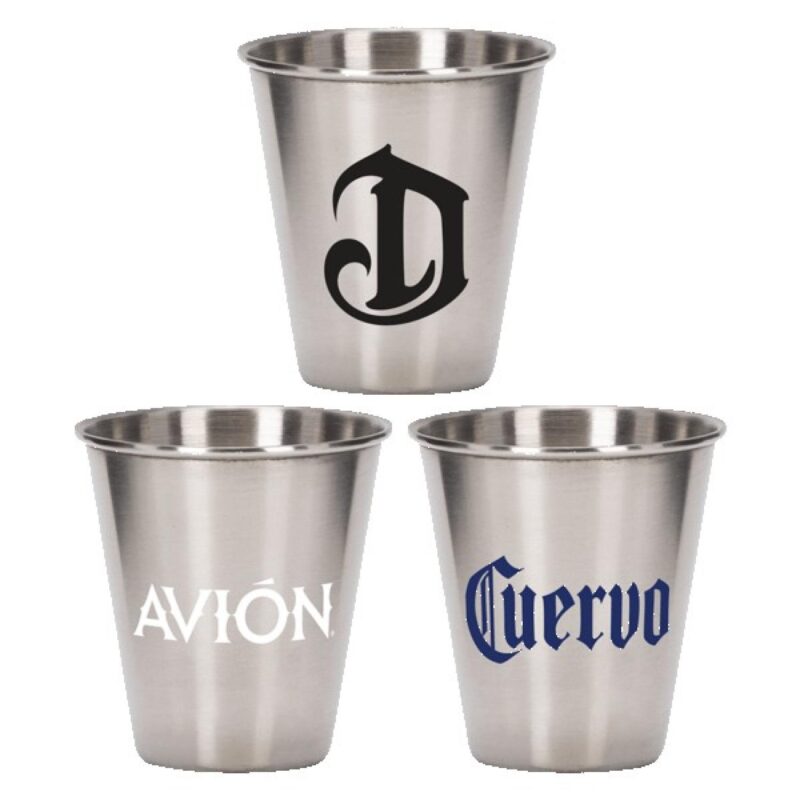 Pound-One-25-oz-Metal-Shot-Glass-RQ24630 Pound One 2.5 oz Metal Shot Glass
