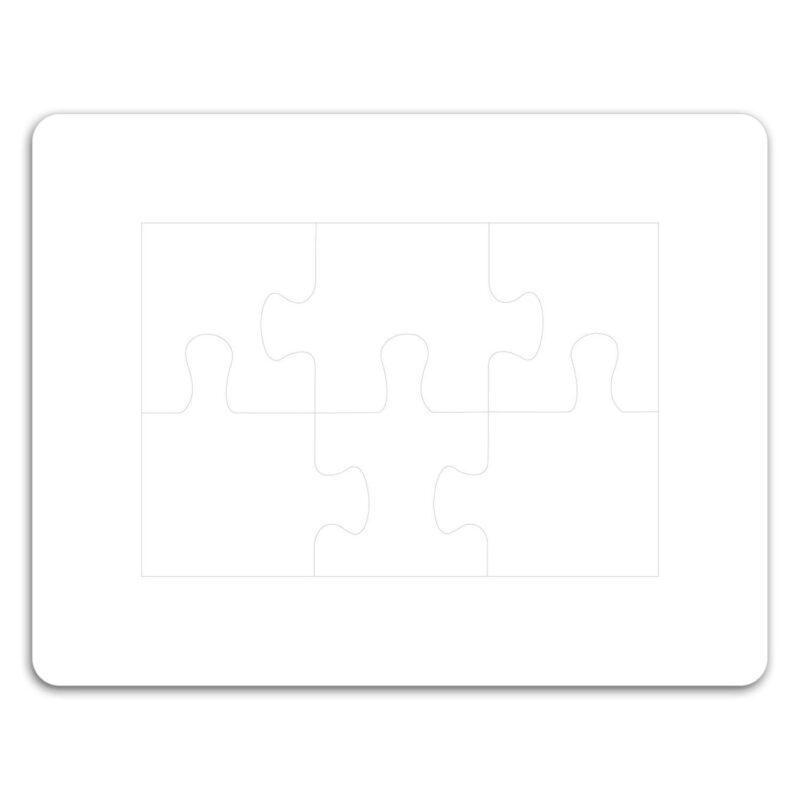 Puzzle Picture Frame Magnet - 1