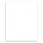 Rectangle Punch Out Picture Frame Magnet - 1