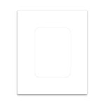 Rectangle Punch Out Picture Frame Magnet - 1