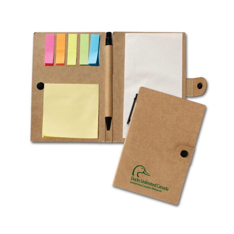 Recycled Jotter W/Post A Note & Flag Set - 2