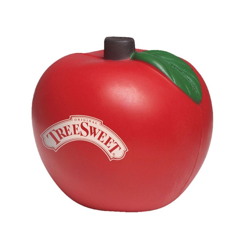 Red-Apple-Stress-Shape-With-Green-Leaves-SBAPPLE Red Apple Stress Shape With Green Leaves