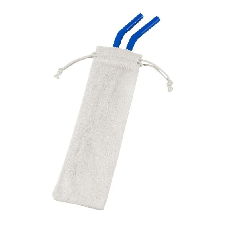 Reusable Stainless Steel Two Straw Set - 1