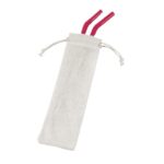 Reusable Stainless Steel Two Straw Set - 4