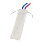 Reusable Stainless Steel Two Straw Set - 8