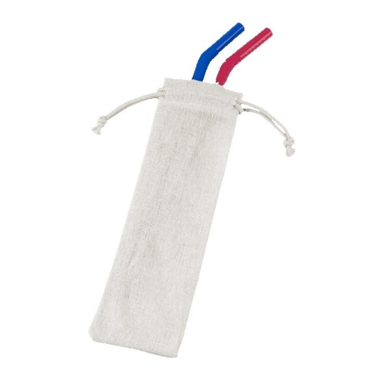 Reusable Stainless Steel Two Straw Set - 8