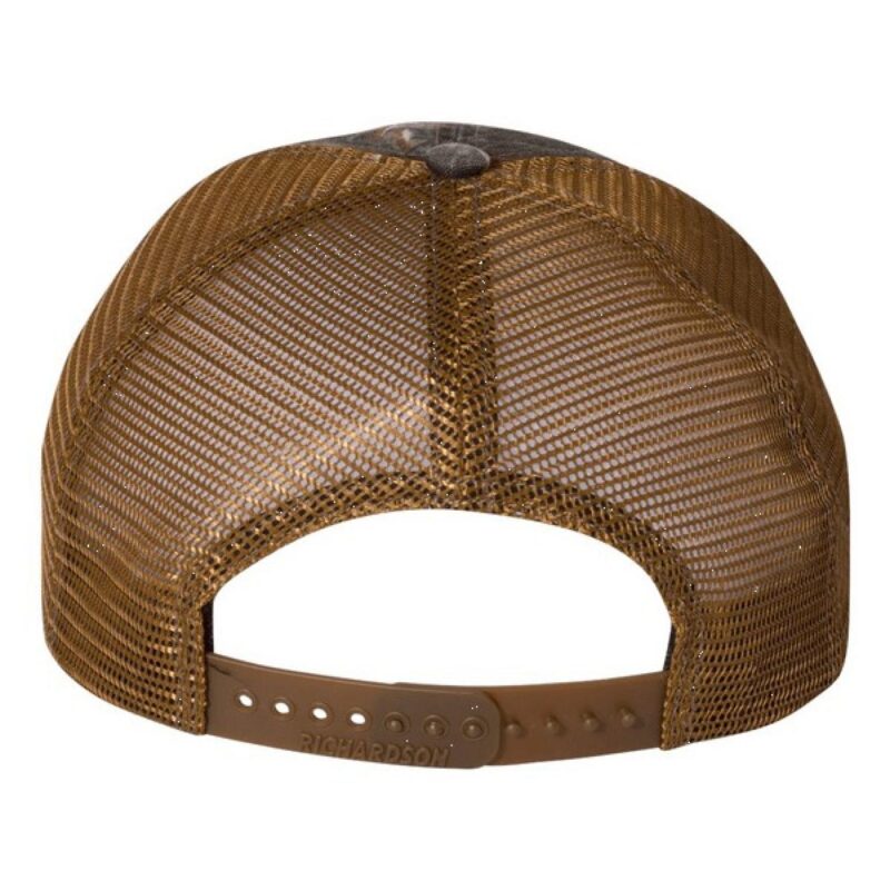 Richardson 111P Camo Washed Trucker Cap - 2