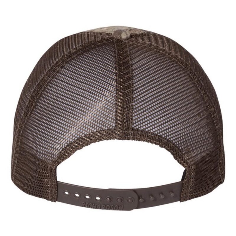 Richardson 111P Camo Washed Trucker Cap - 3