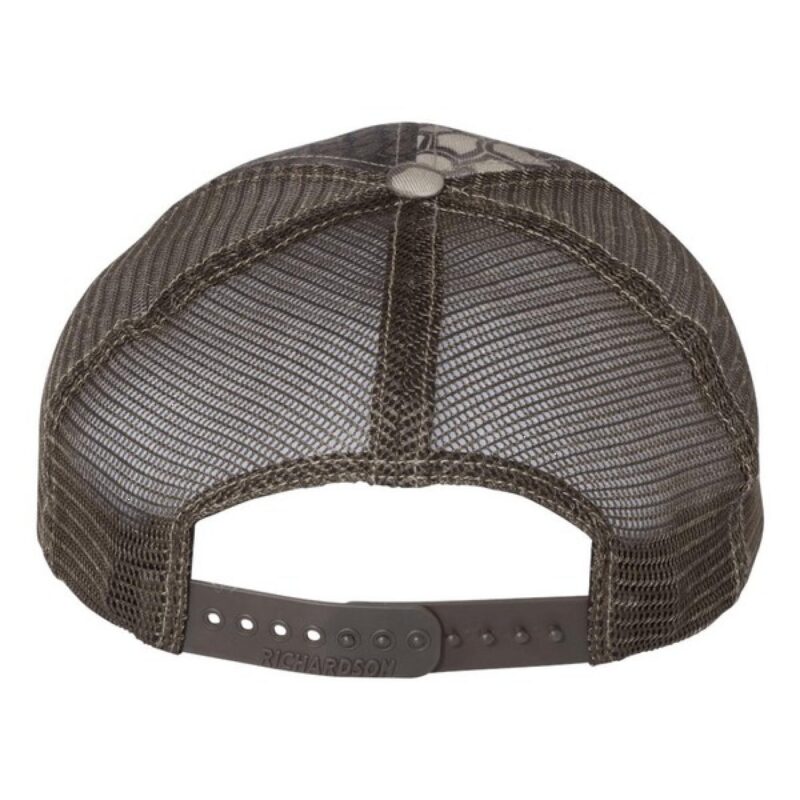 Richardson 111P Camo Washed Trucker Cap - 7