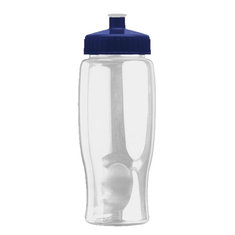 Rotation 27oz Transparent Contour Bottle w/Push-Pull Lid - 1