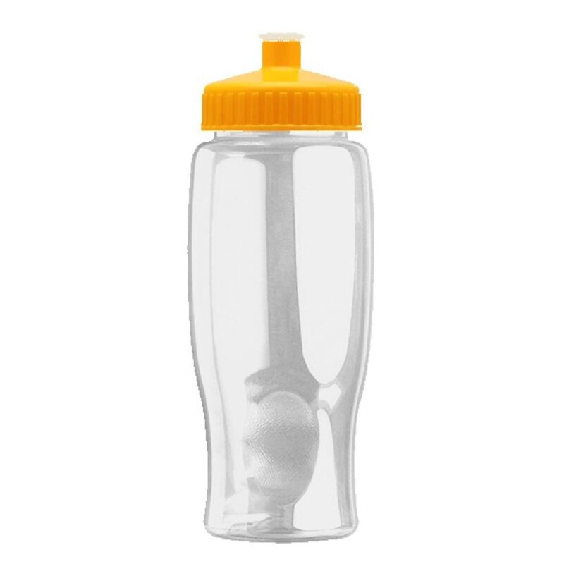 Rotation 27oz Transparent Contour Bottle w/Push-Pull Lid - 4