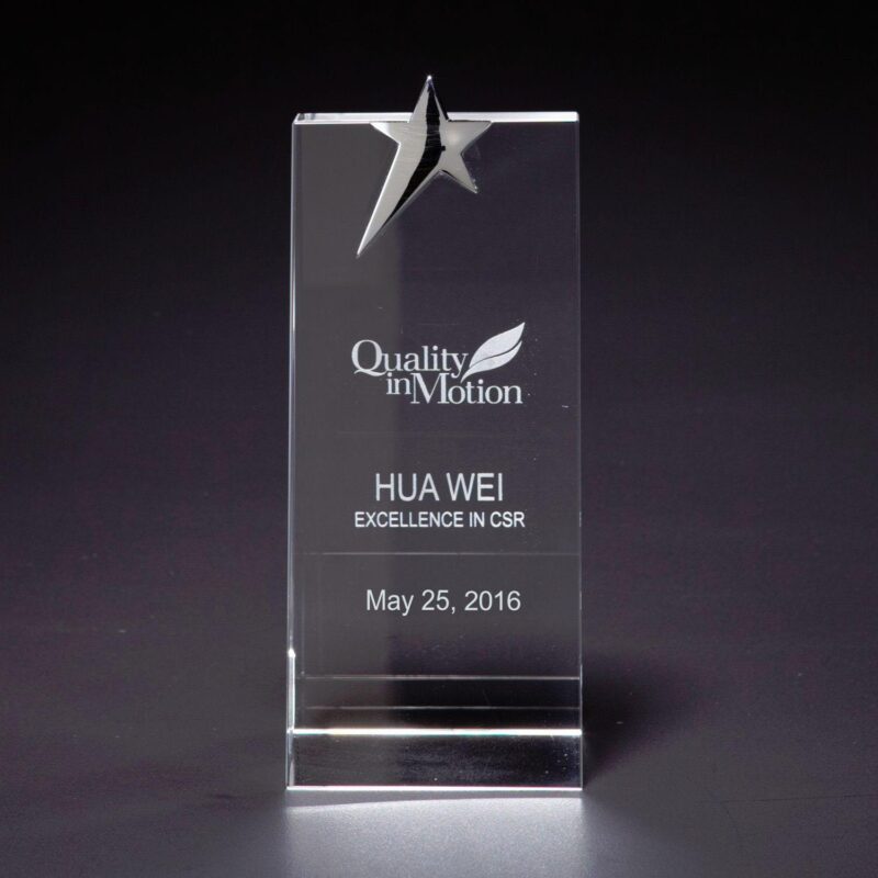 Skyward Star Medium Optically Perfect Award - 2