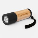 Sleek Bamboo 9 LED Flashlight - 3