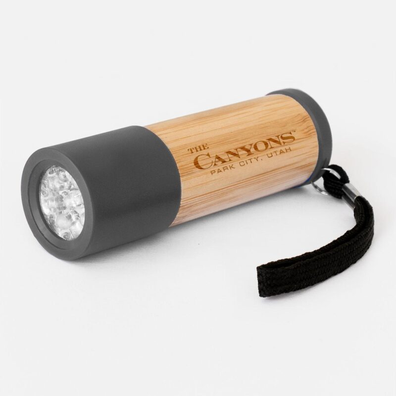 Sleek Bamboo 9 LED Flashlight - 5