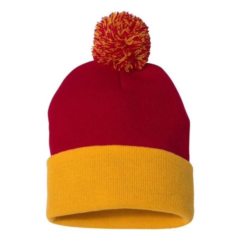 Sportsman SP15 12" Pom-Pom Knit Beanie - 1