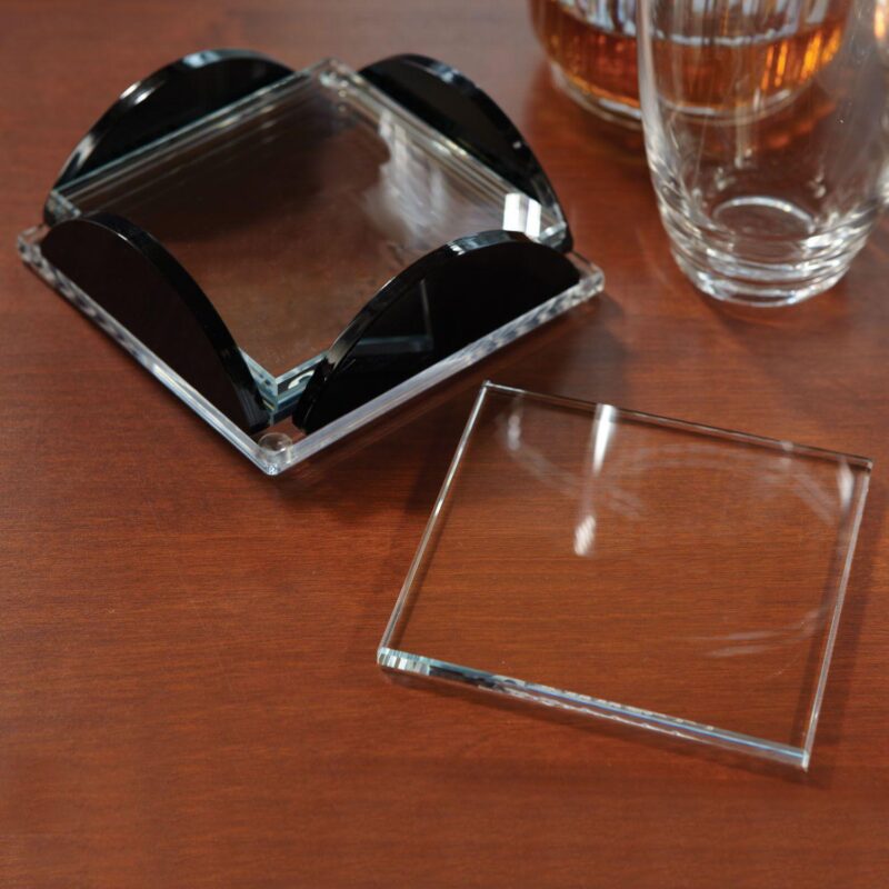 Square Glass Coaster Set - 1