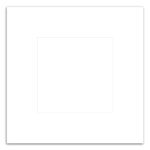 Square Punch Out Picture Frame Magnet - 1