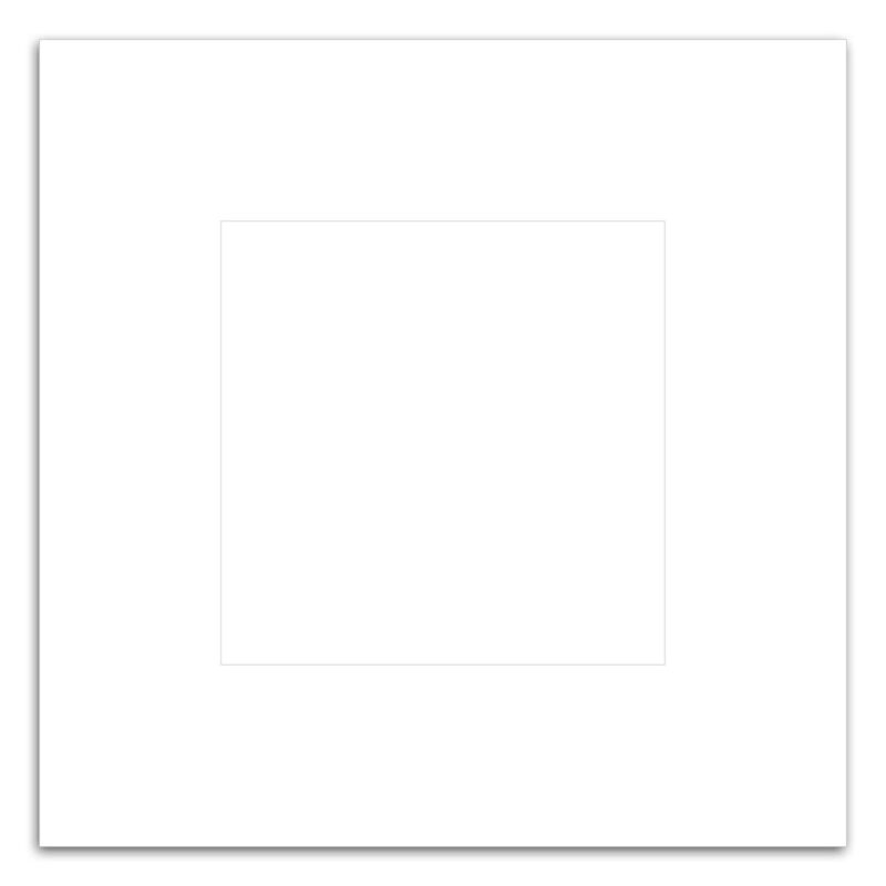 Square Punch Out Picture Frame Magnet - 1