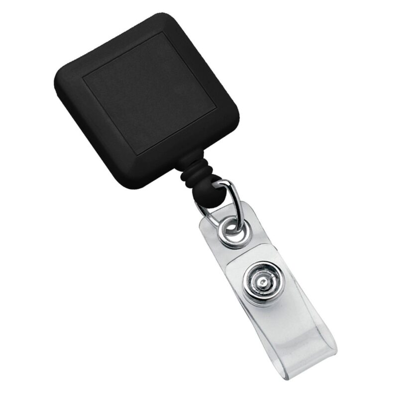 Square Retractable Badge Holder - 1