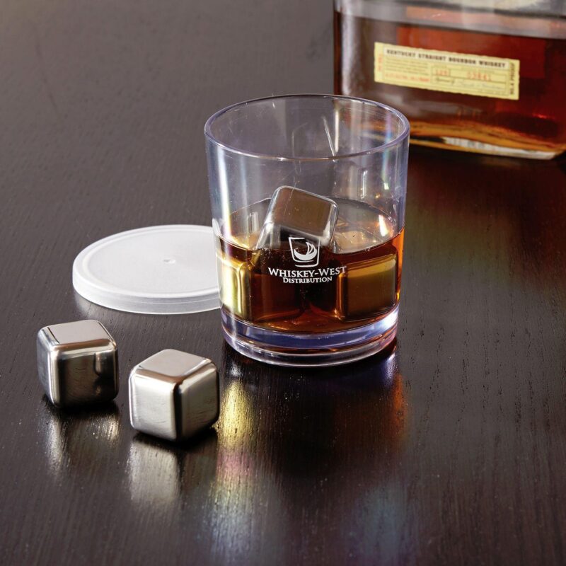 Stainless Steel Ice Cube Cup Set - 2