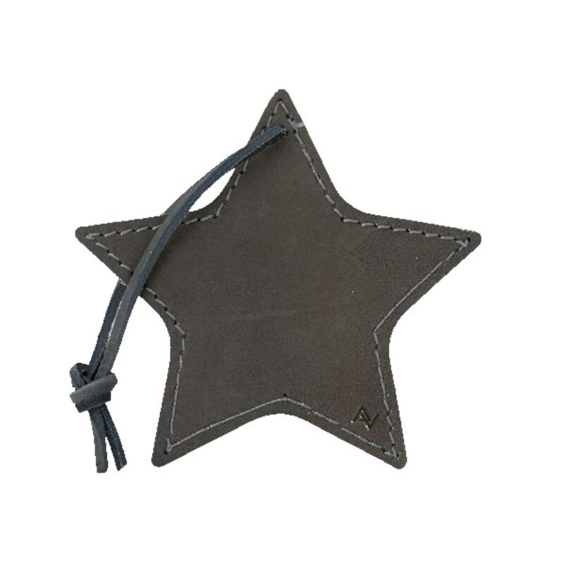 Stella Leather Star Ornament - 2