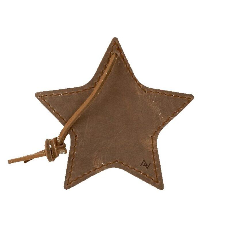 Stella Leather Star Ornament - 3
