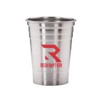 Suds 16 oz Stainless Steel Beer Cups - 3