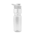 Tandem 28oz Recycled Transparent Bike Bottle w/Drink-thru Lid - 1