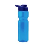 Tandem 28oz Recycled Transparent Bike Bottle w/Drink-thru Lid - 9