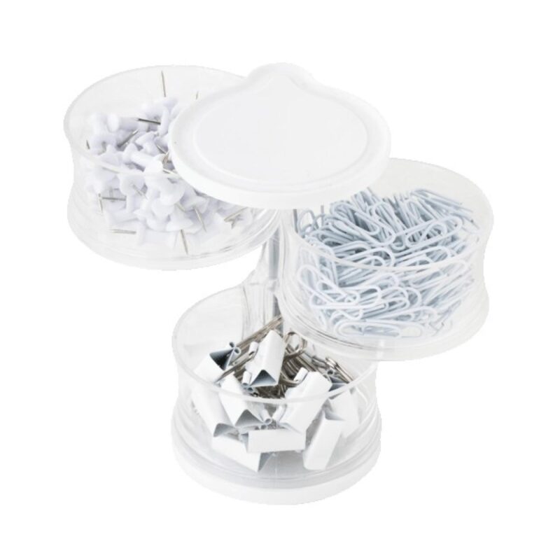 Tower of Clips and Push Pins - 1