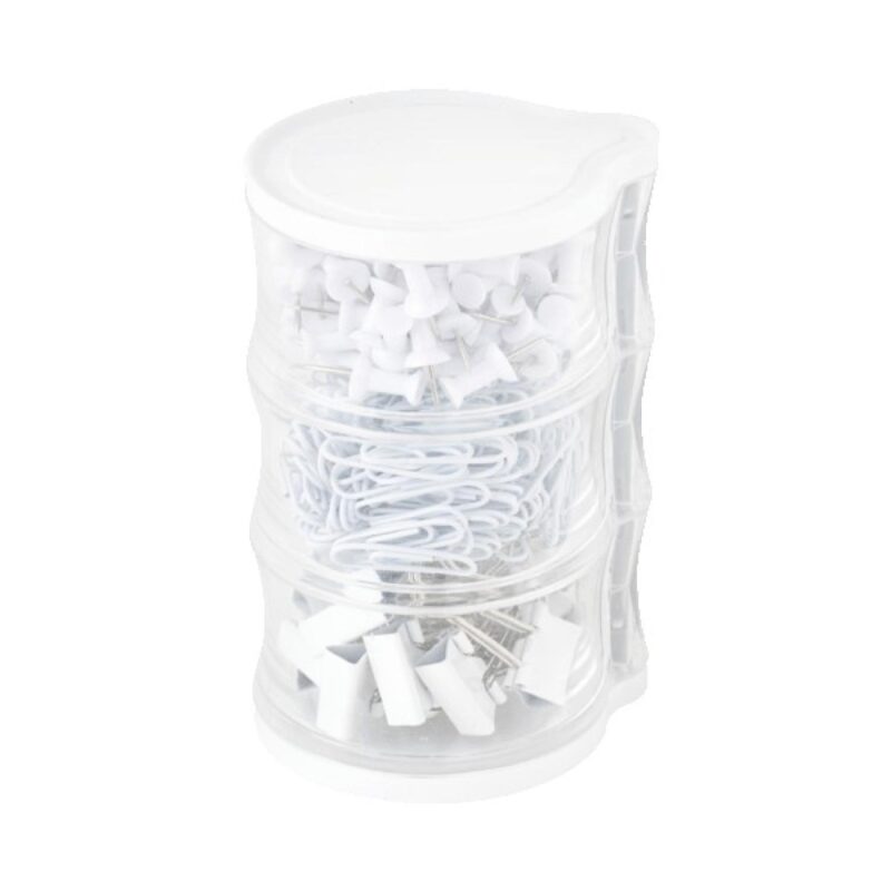 Tower of Clips and Push Pins - 3