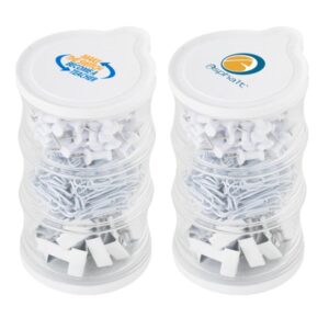 Tower of Clips and Push Pins