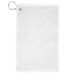Turkish Signature Midweight White Golf Towel - 2