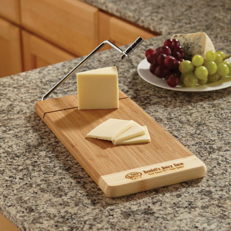 Two Tone Bamboo Cheese Cutter - 2