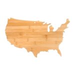 U.S. State Shaped Bamboo Cutting and Serving Boards - 2